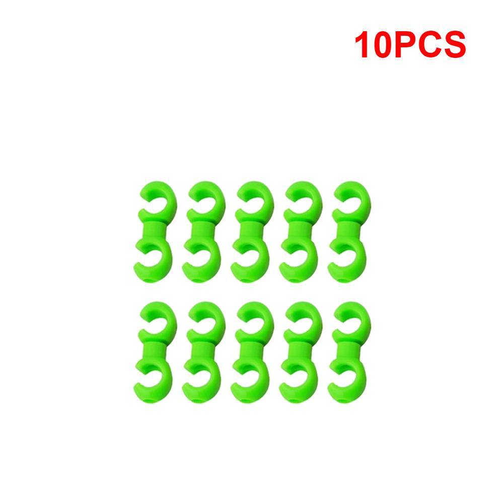 10-40pcs Bicycle Brake Gear Cable S Style Clips Rotating Buckle Hose Guide MTB Bike Cross Line Hook Tidy Clip Ring Clasp Cycling