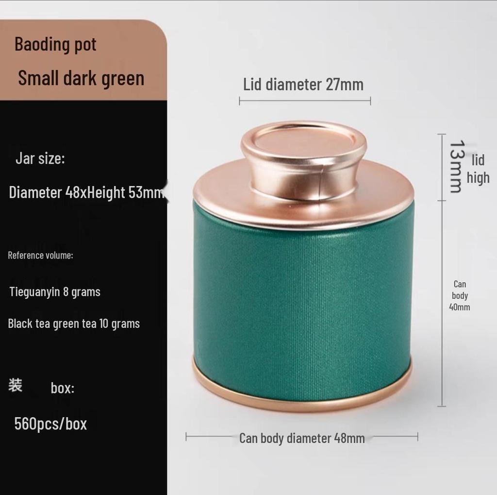 Compact Sealed Tea Canister for Single Brew - Portable and Reusable