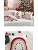 Weihnachts-Stickerei Zierkissenbezug für Sofa oder Bettseite