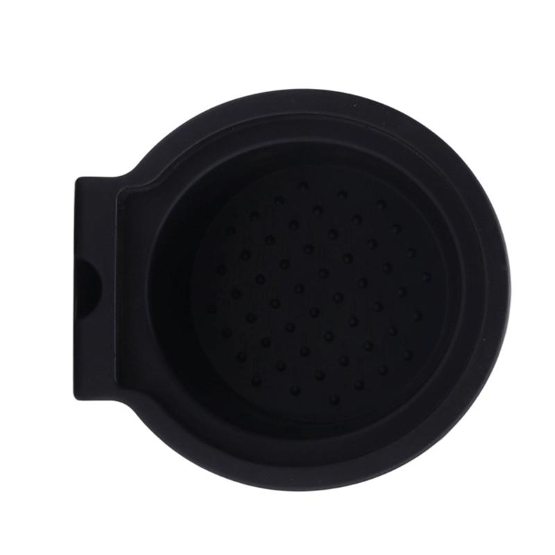 Embedded Center Console Cup Holder Replacement for 2005-2019 with Cylindrical Black Cup Well, Visible Mounting Section, and References 96975-EA000 and