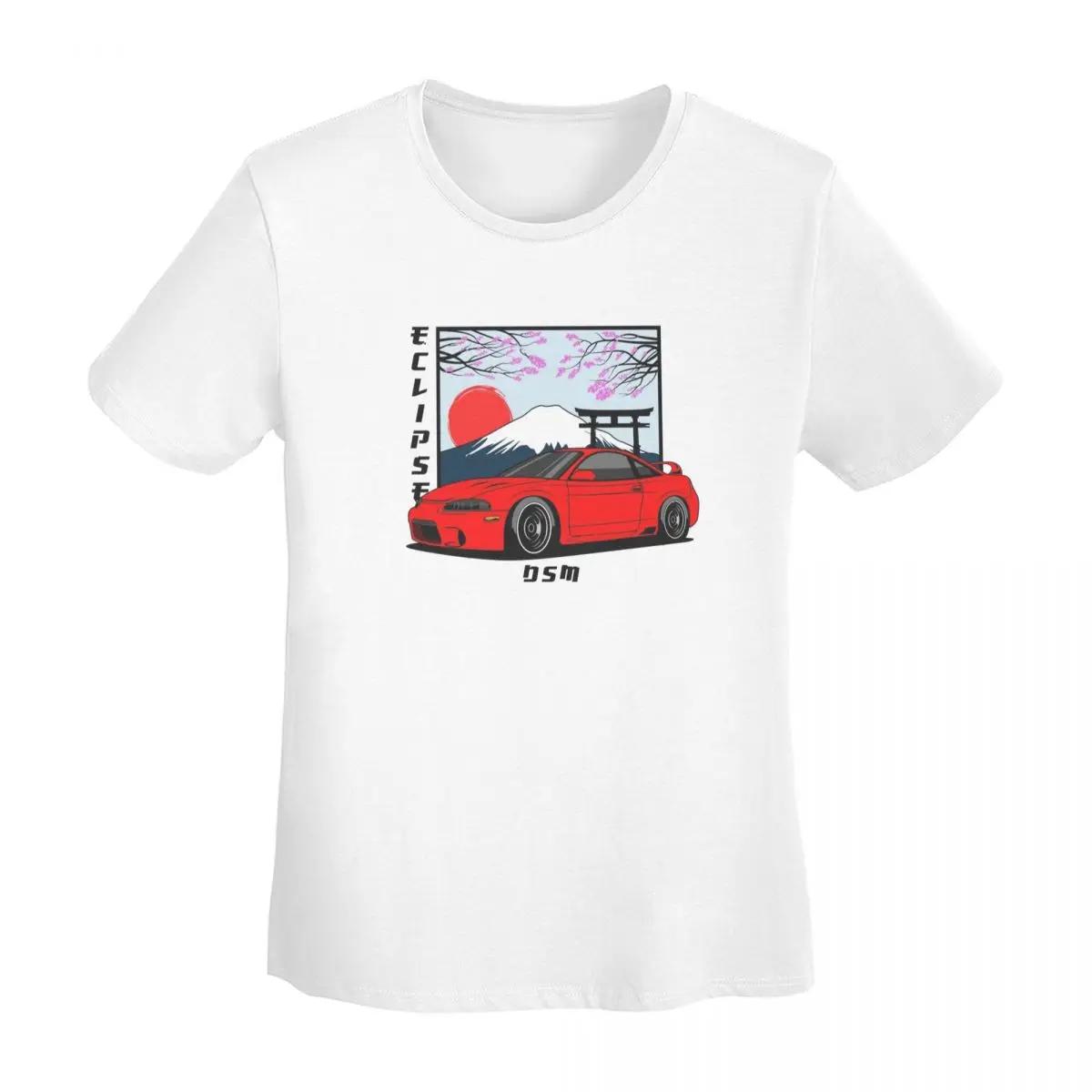 

Eclipse 2G DSM Red TShirt Women Short Sleeve T Shirts ONeck Clothes Cotton Summer Tees Streetwear S