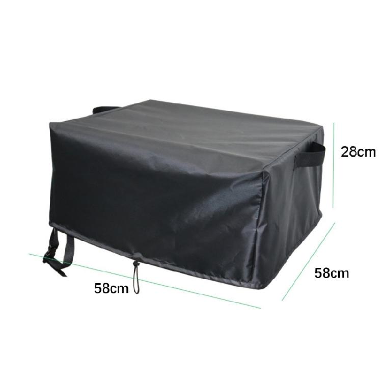 Pizza Oven Dust Cover 58x58x28cm Waterproof Dustproof Fabric Protector with Drawstring for Pizza Appliances Easy Storage
