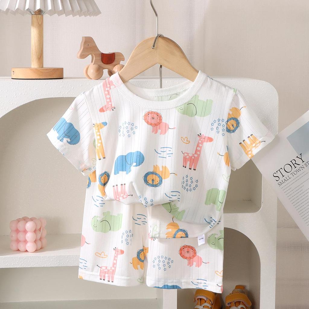 Kids' Summer Short-Sleeve Tee & Shorts Set - Boys & Girls