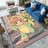 1pc Office Printed Area Carpet, Anime Girls Rug, Home Sofa Chair Mat For Christmas and Halloween Décor
