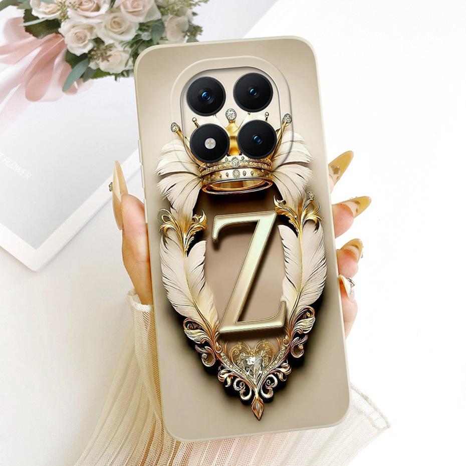Fashion Crown Letter Phone Case For Xiaomi Redmi Note 15 Pro Plus Soft Silicone Cases For Redmi Note 15 Pro 5G 15Pro+ Bumpers