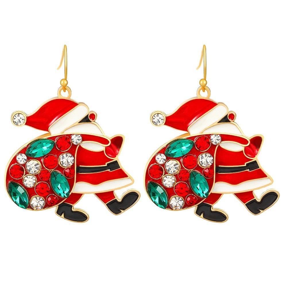 

New Year Gift Christmas Earrings Letter Drop Earrings Women Dangle Earrings Korean Style Earrings C