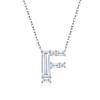 Fashion Luxury Letter Necklace Fade-resistant Moissanite Clavicle Chain Womens Daily Wear