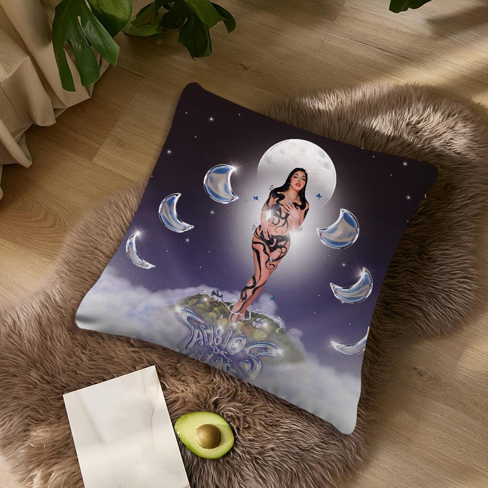 

Чехол для подушки Singer Kenia OS Pink Aura для гостиной, акцентная подставка для спинки дивана, квадратная подушка для отдыха, наволочка для компаньона для сна 30x30CM(12x12in)