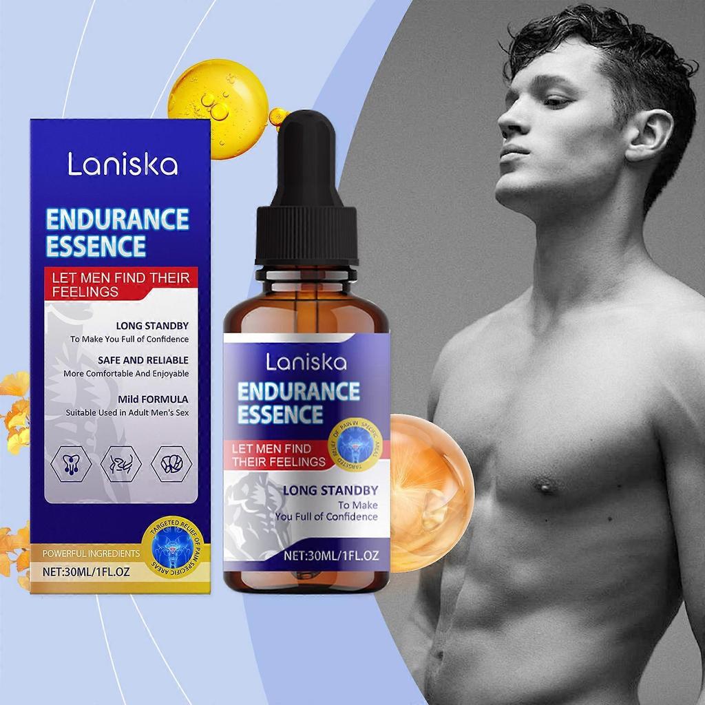 Laniska Men's Body Serum: Enhances stamina and revitalizes with gentle ingredients for daily care