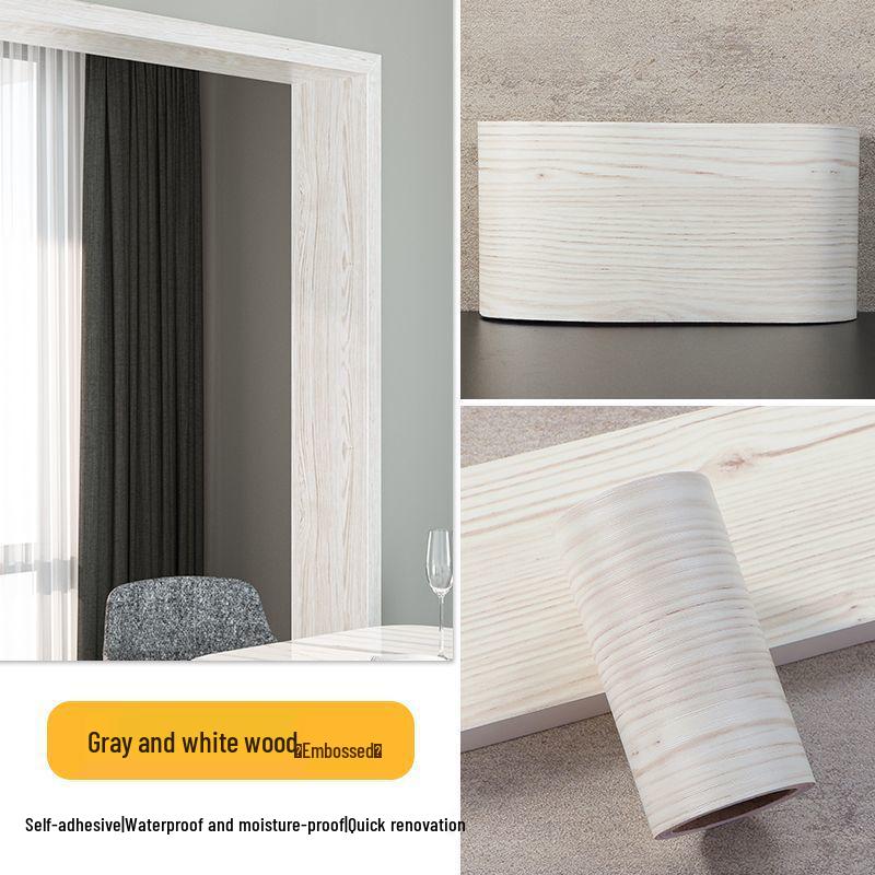 Self-Adhesive Wood Grain Door Frame Repair Trim Strip