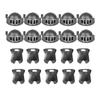 MOC Medieval Military Building Blocks Weapon Figure Accessories Shoulder Armour Helmet Bow Cape Hat Sword Brick Toy Gift X038