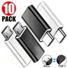 10-1Pcs Micro USB Female To Type C Male Adapter OTG Converter Micro-B To USB-C Connector Phone Charger Cable Adapter For Samsung 3