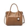 Genuine leather bag for women, 2025 autumn and winter new model, large-capacity tote bag, shoulder bag for middle-aged mothers, crossbody bag