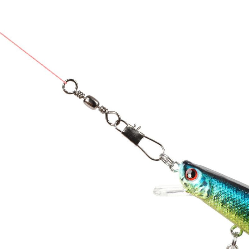 Fishing Rings Interlock Hook Lure Fishhook Snap Swivels Connector Tackle Fishing Rings Interlock Hook Lure Fishhook Snap Swivels Connector Tackle