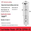 Deep Hole Internal Thread Milling Cutter with Coolant, Imperial/Metric Shank, US 11UI/16UI