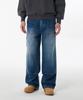 Big Brush Extra Wide Double Knee Carpenter Denim Pants [Medium Indigo]