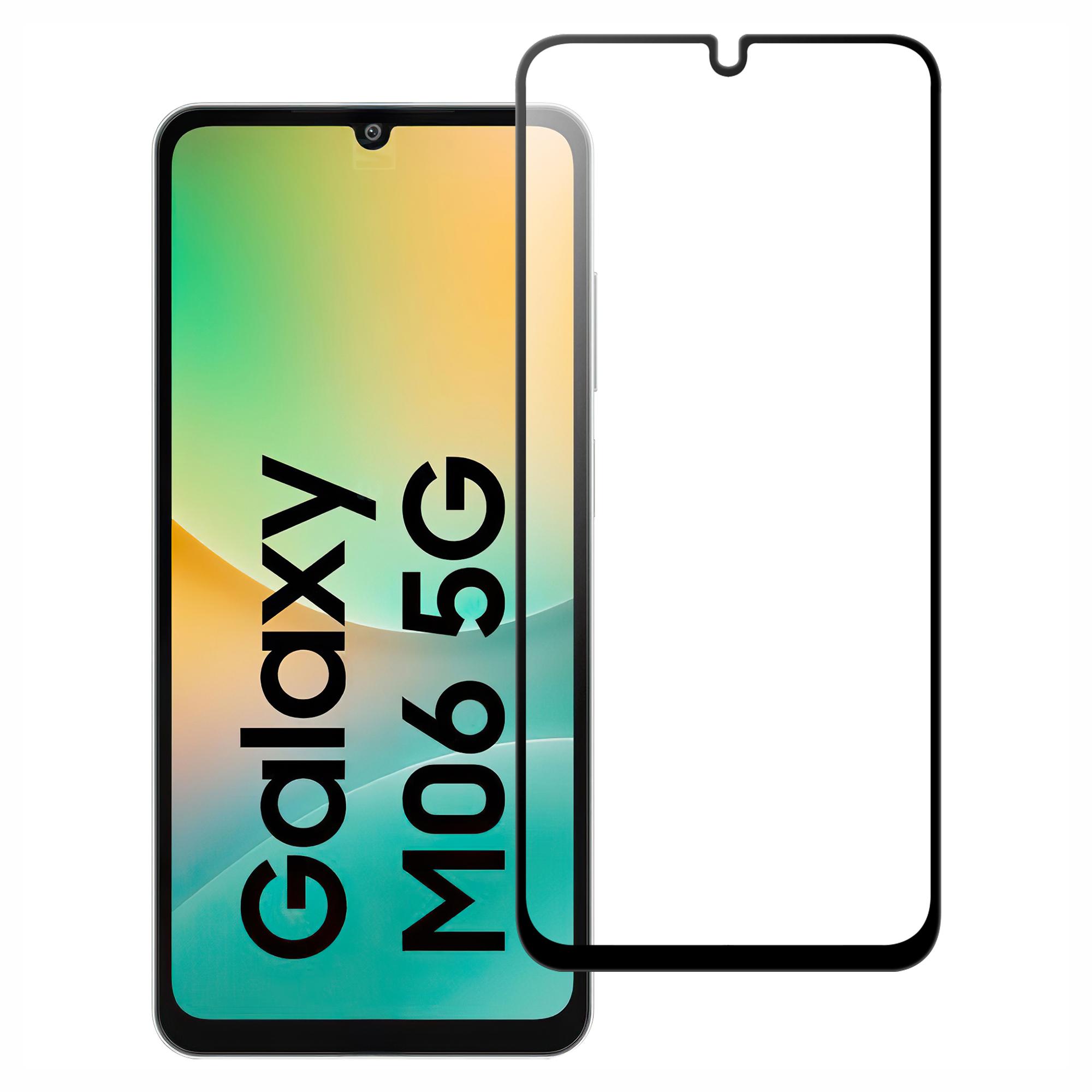 

For Samsung Galaxy M06 5G AGC Glass Screen Protector Full Glue Black Edge Screen Film As Shown A