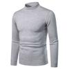 Men S Slim Fit Turtleneck Pullover Knit Sweater Black Autumn Winter