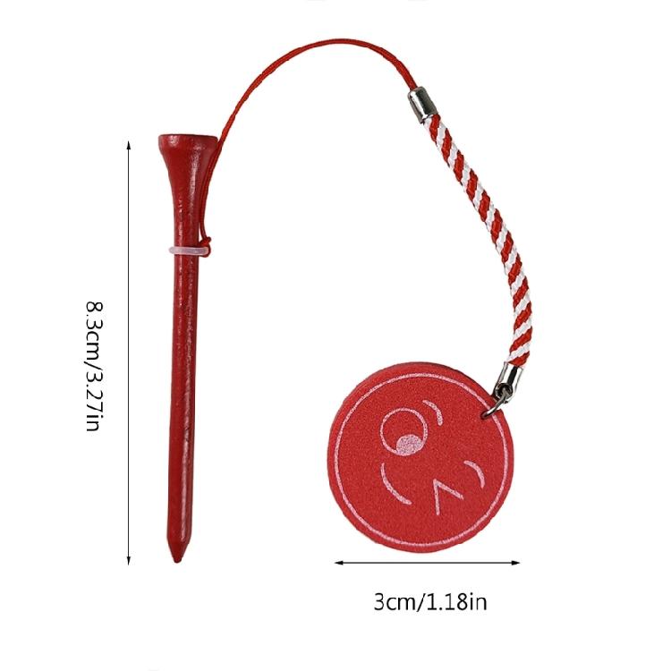 Magnetic EVA Foam Printing Golf Ball Holder Tees Golf 83mm Tees with Multi-color