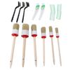 13PCS Set Car Cleaning Detailing Brush Set Reusable Flexible for Washing Waxing Dusting