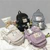 Ins women schoolbag high school student backpack girls' large-capacity backpack