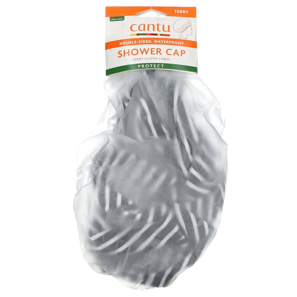 Terry Lined Shower Cap, Free Size, Free Size, 1 Piece
