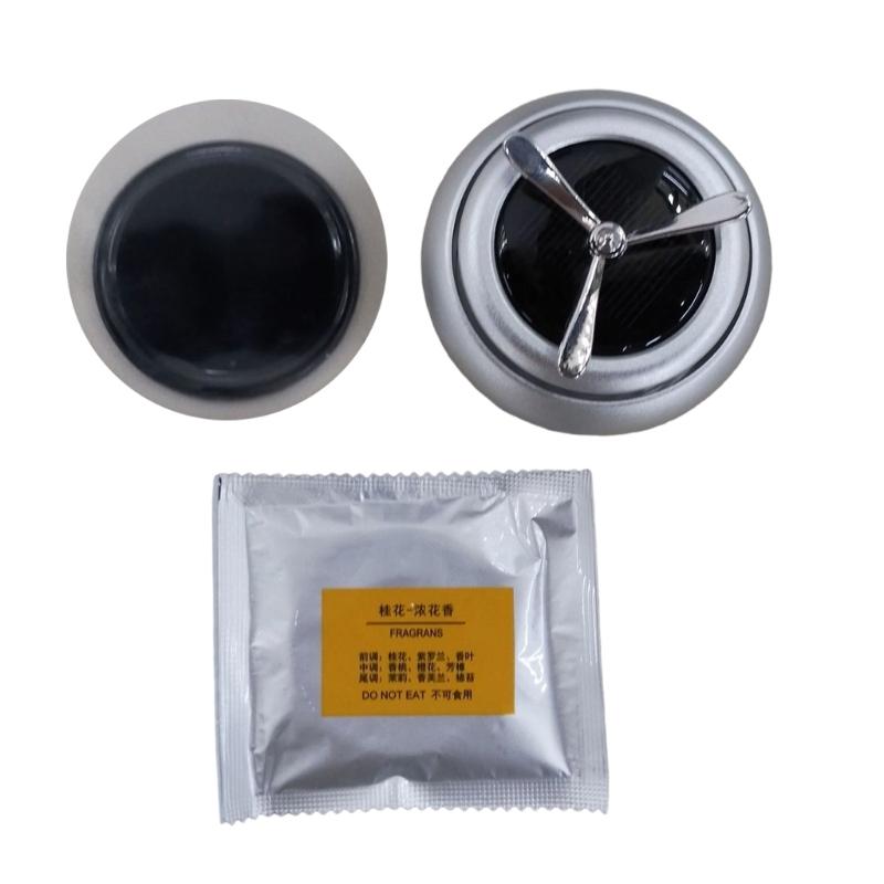 

Solar Powered Automatic Rotating Car Air Freshener With Long Lasting Scent For Vehicles Home Office Decoration