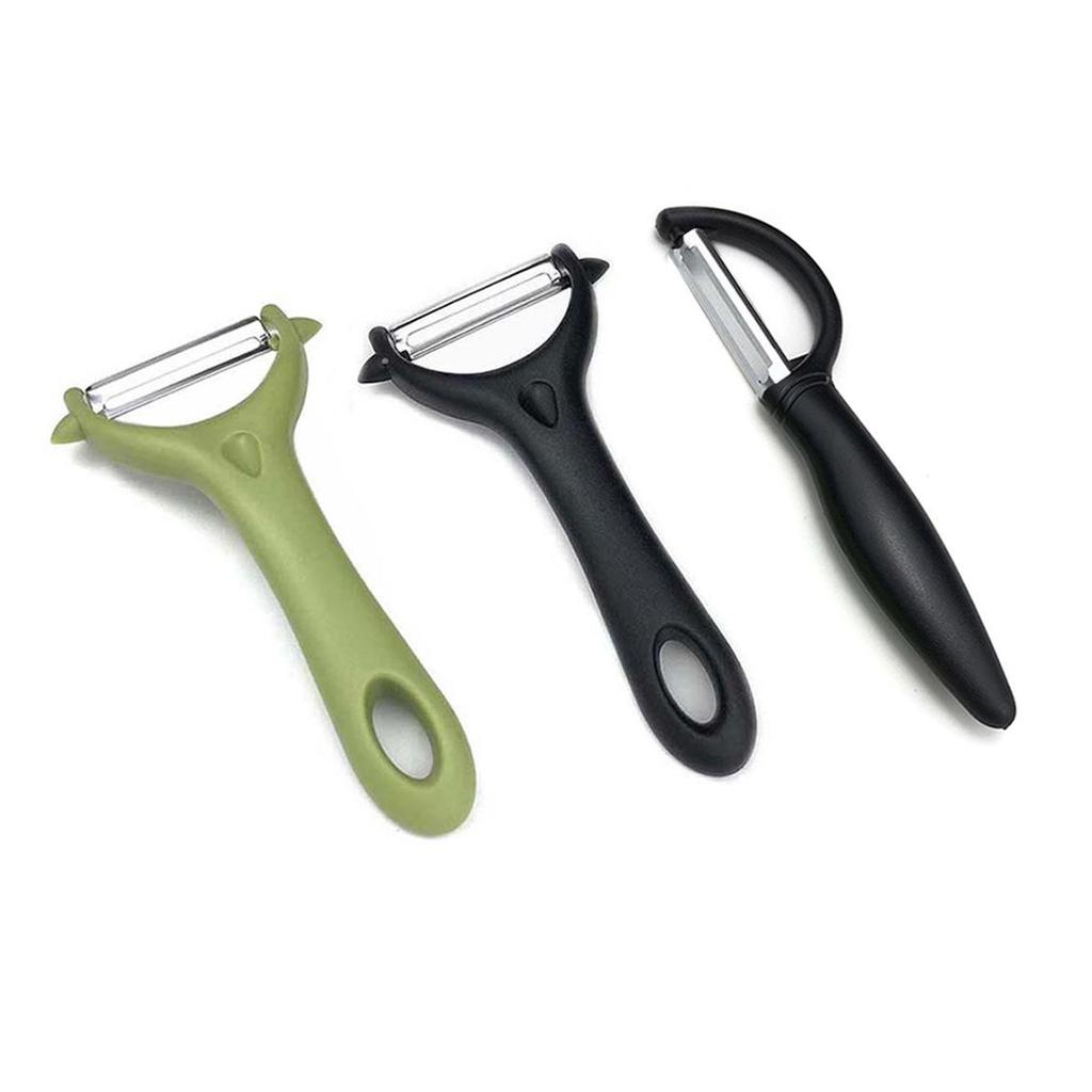 Stainless Steel Melon & Vegetable Peeler with Plastic Handle for Kitchen Use