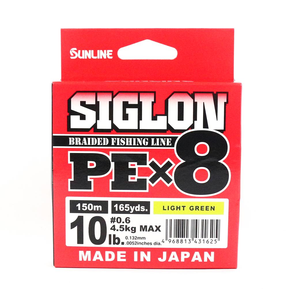 Sunline PE Line X8 Siglon 150M PE 0,6 10LB Limonkowy (1625)