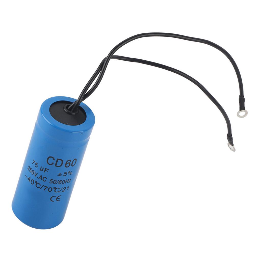 CD60 75uf 250V AC Condensator de pornire și funcționare motor 75MFD Condensator HVAC
