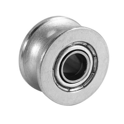 1/5Pcs U624ZZ V624ZZ Pulley Bearing Carbon Steel Bearing Steel Sealed Ball Ball Bearing U Groove V Groove