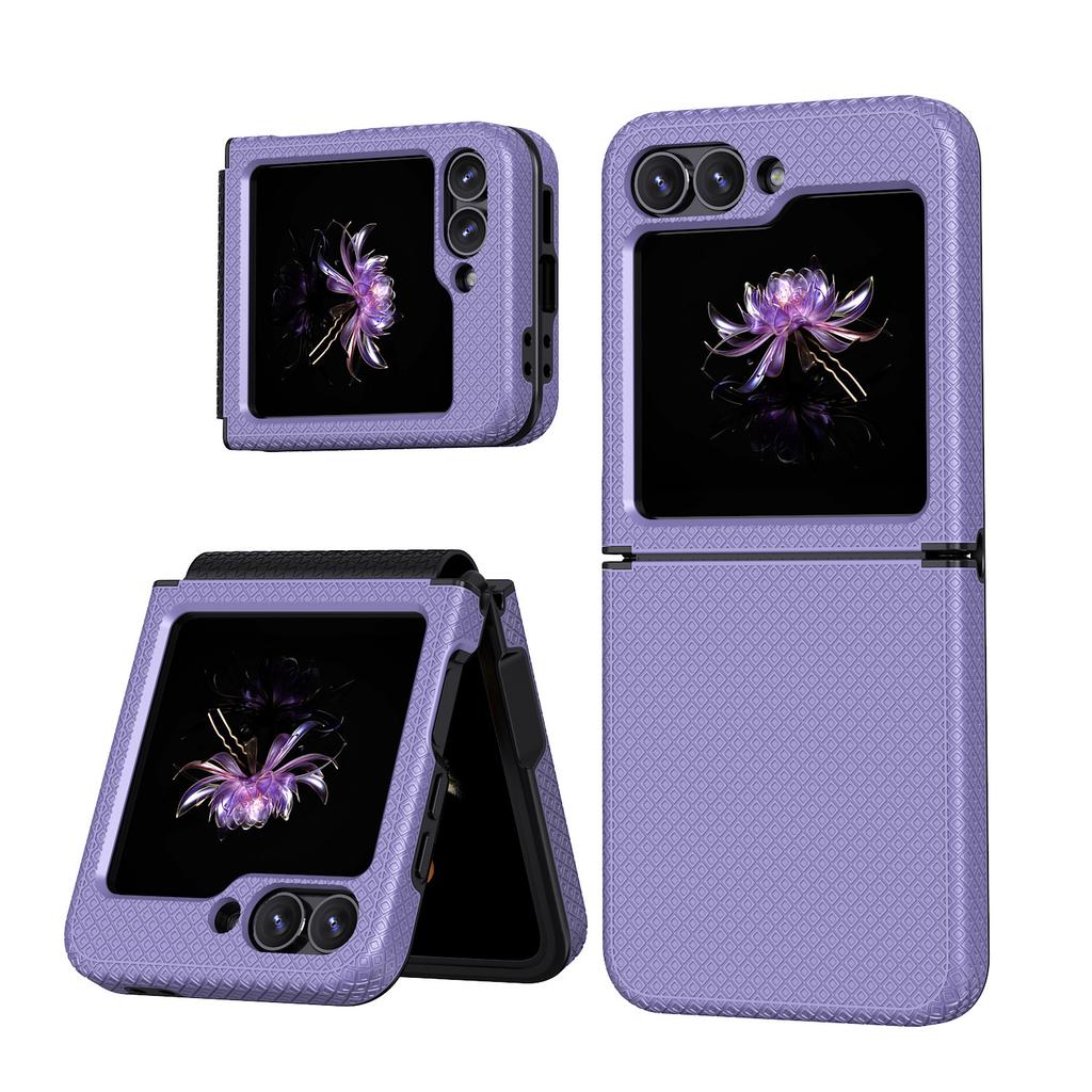 Compatible with Samsung Z Flip1/1 Phone Case, Full-coverage Hinge Sgp Armor, Diamond Pattern, and Z Flip1 Shockproof Protective Case