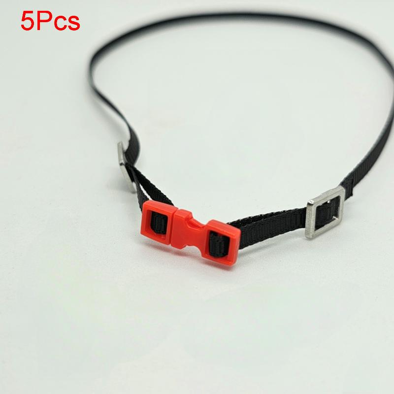 1/10 1/24 Scale Rc Crawler Accessories 5Pcs Nylon Tie Down Ropes With Buckles For Trx4M Scx24 Roof Rack