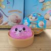 1-12p Push Bubble Colorful Dumpling Squishes Stress With Steamer Cute Anxiety Toy Soft Decompression Dough For Adults Prospector