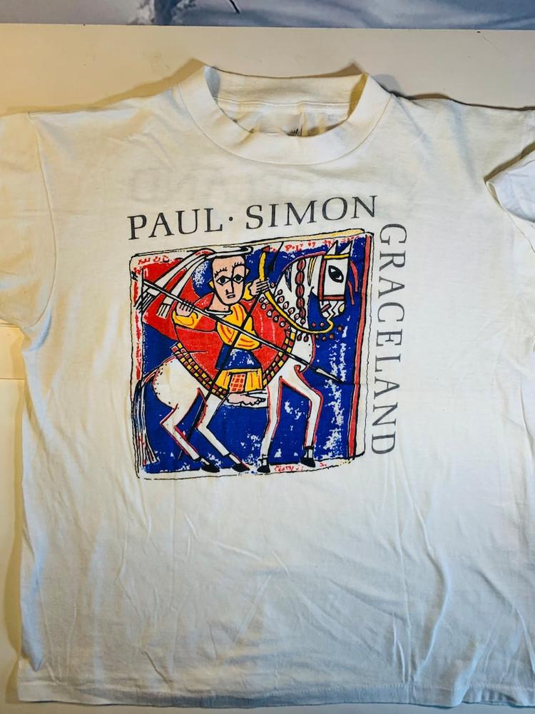 

Paul Simon 1987 Tour Gift For Christmas Tshirt Full Size QT1560 Unisex T-Shirt XXXXL