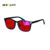 Brille mit roten Gläsern, die 100 % blaues Licht blockiert, Brille mit orangen Gläsern gegen Müdigkeit, modische Brille für Damen und Herren, Computer-Gaming-Brille