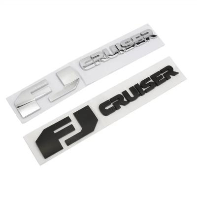 3D ABS Car FJ CRUISER Letter Logo Sticker For Land Cruiser Decals Emblem Badge Auto Rear Back Trunk Styling Sticker Accessories