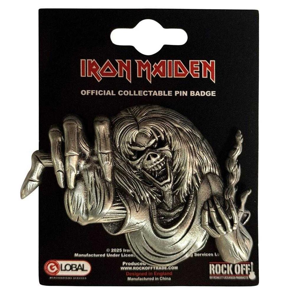 Iron Maiden Number Of The Beast Pin Eddie Badge
