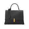 Kinatu Genuine Leather Shoulder Bag for Women, 2-Way Handbag, Crossbody Bag, Lightweight, Small, Large Capacity, Stylish, Elegant, Simple, Cowhide