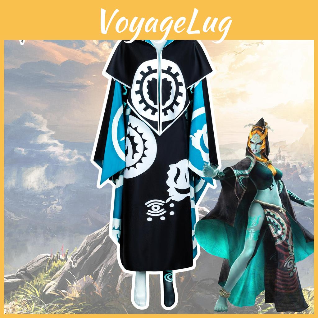 Legend of the Zelda: Wilight Princess Midna Cosplay-Kostüm, ACGN-Ausstellung