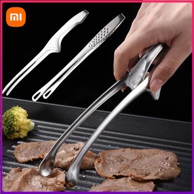 304 Edelstahl Lebensmittelzange Langer Griff Rutschfest Grillzange Steakzange Küchenkochwerkzeuge Küchenzubehör