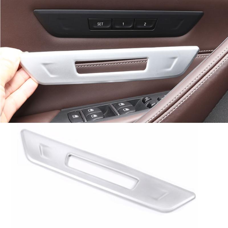 ABS Chrome Styling auta Sedadlo Memory Lock Button Orámovací nálepky pro BMW 5 6GT Series G30 2018-2023 Auto interiér