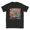 Unisexs Japanese Godzillaed Raunisex Tokyo Anime T Shirts Cotton Clothes Hipster Round Collar Tee Shirt Summer Tshirts