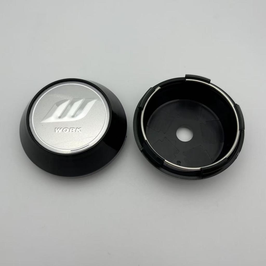 4pcs W Work Logo Emblem Car Wheel Center Caps 60mm 64mm 65mm 68mm 69mm Wheels Rim Hubcaps High Cover Replace Styling Accessories