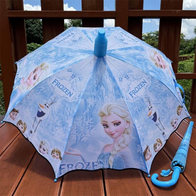 

Зонт от дождя «Холодное сердце» принцессы Аиши для девочек - с длинной ручкой, идеально подходит для детсадовцев и учеников начальной школы 85 cm