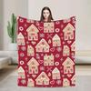 Warm Soft Flannel Blanket for Kids Boys Girls  Christmas Story Design Throw for Bed Sofa Outdoor Travel Use Bedspread Cover