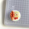 6Pcs/Set Doll House Scene Ornaments Diy Miniature Landscape Fairy Garden Decors Accessories Dollhouse Mini Dim Sum Platter