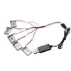 3.7V 150mah 651723 for H20 S8 M67 U839 RC Quadcopter helicopter spare parts 3.7V LiPo battery for H20 RC toys Drones batteries