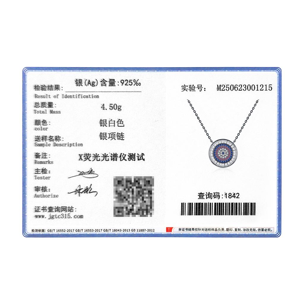 MODIAN 925 Silver Colorful Round CZ Pendant Necklace Black Stackable Link Chain Necklaces For Women Fine Jewelry