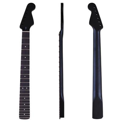 ST Matte Black Rosewood 22-Fret 6-String Maple Neck Electric Guitar DIY Parts